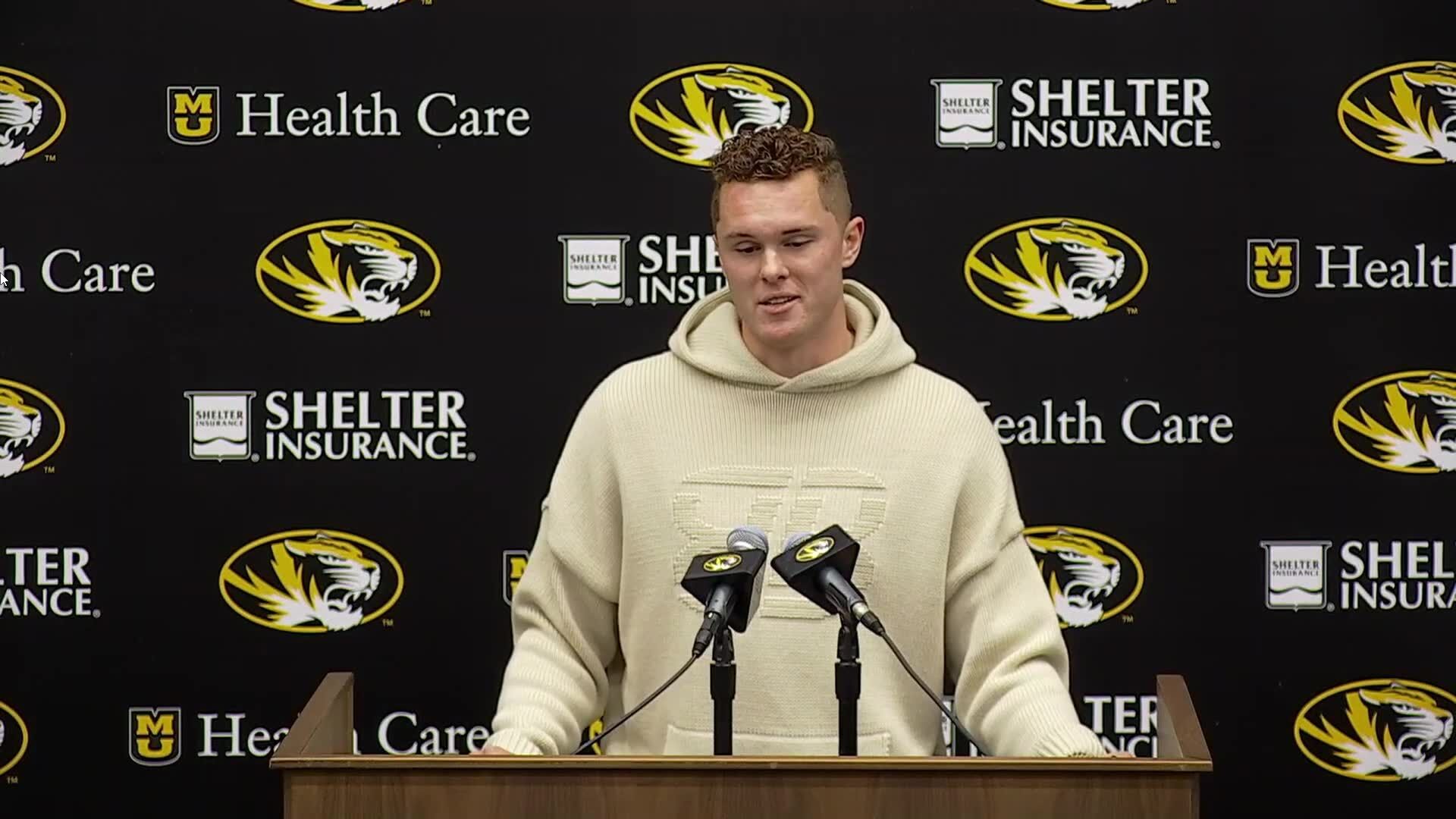 Mizzou quarterback Brady Cook looking back on legacy, college career